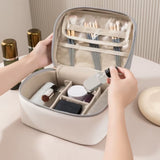 Cosmetic Bags Multifunctional Organizer Woman PU Cosmetic Bag Large Capacity Cosmetic Storage Bag Convenient Travel Wash Bag